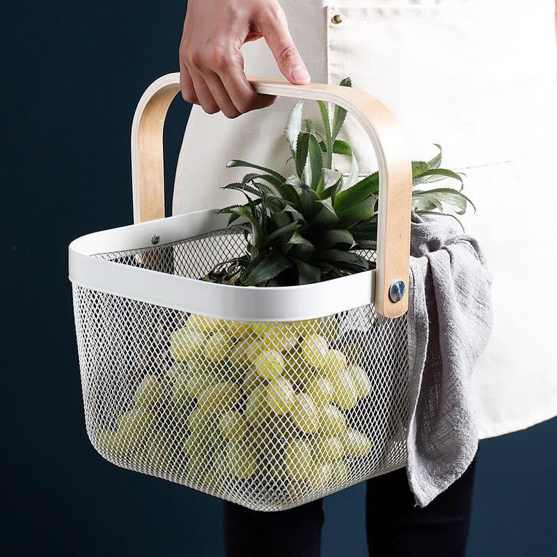 Metal Practical Storage Basket - waseeh.com