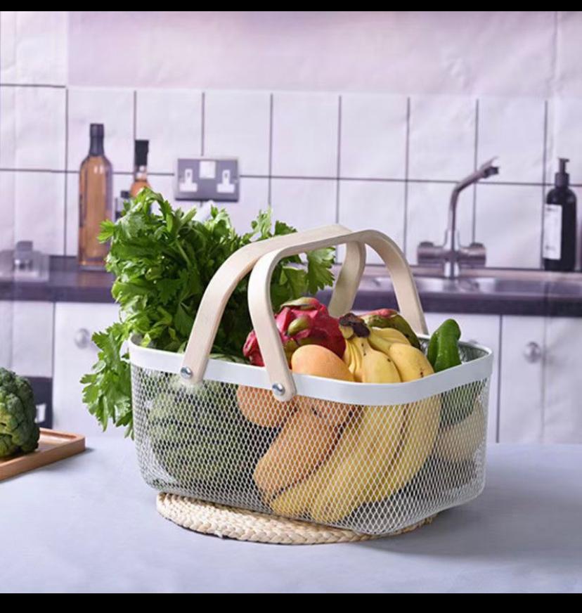 Metal Practical Storage Basket - waseeh.com