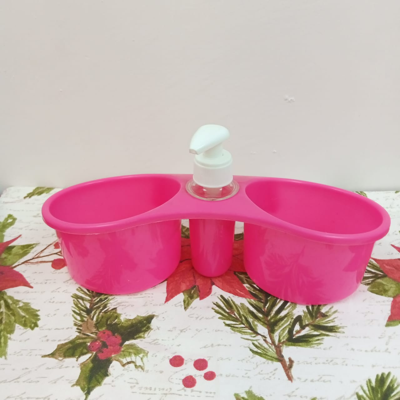Soap Dispenser and Sponge Holder  (2 in 1) - waseeh.com