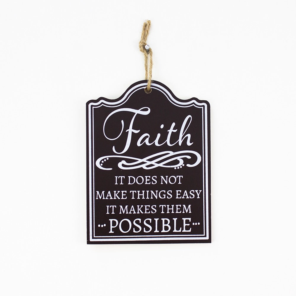 Wall "Faith" caption Decor - waseeh.com