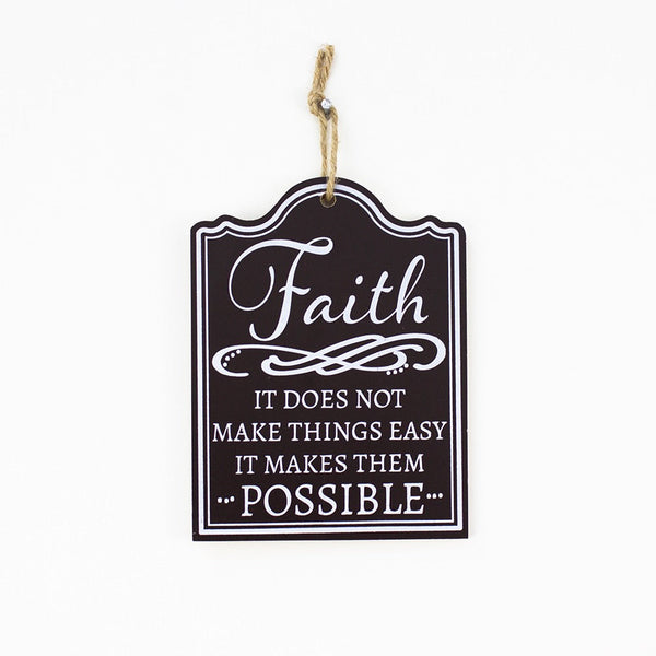 Wall "Faith" caption Decor - waseeh.com