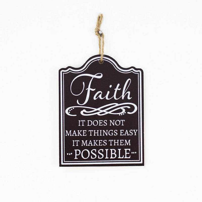 Wall "Faith" caption Decor - waseeh.com