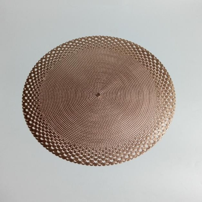 Bronzy Table Toppie (Round) - waseeh.com