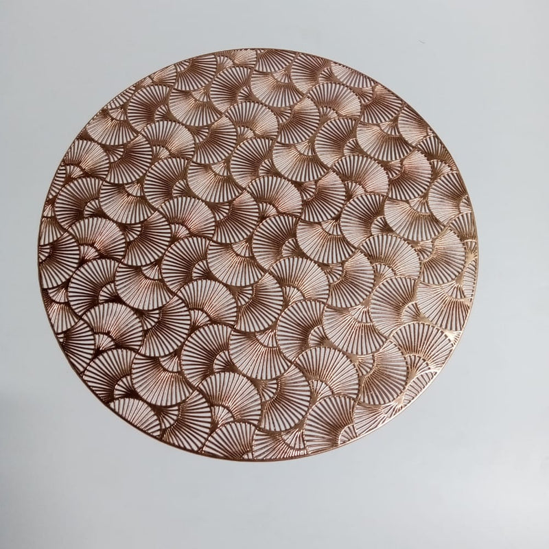 Bronzy Table Toppie (Round) - waseeh.com