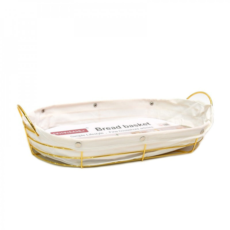 Alluring Goldish Bread Kitchen Basket - waseeh.com