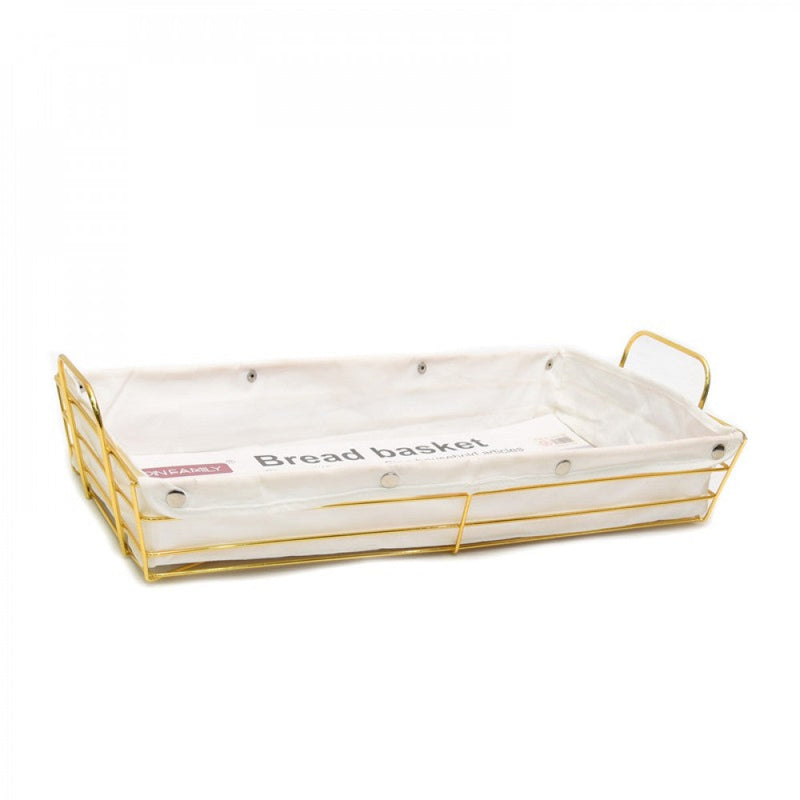 Alluring Goldish Bread Kitchen Basket - waseeh.com