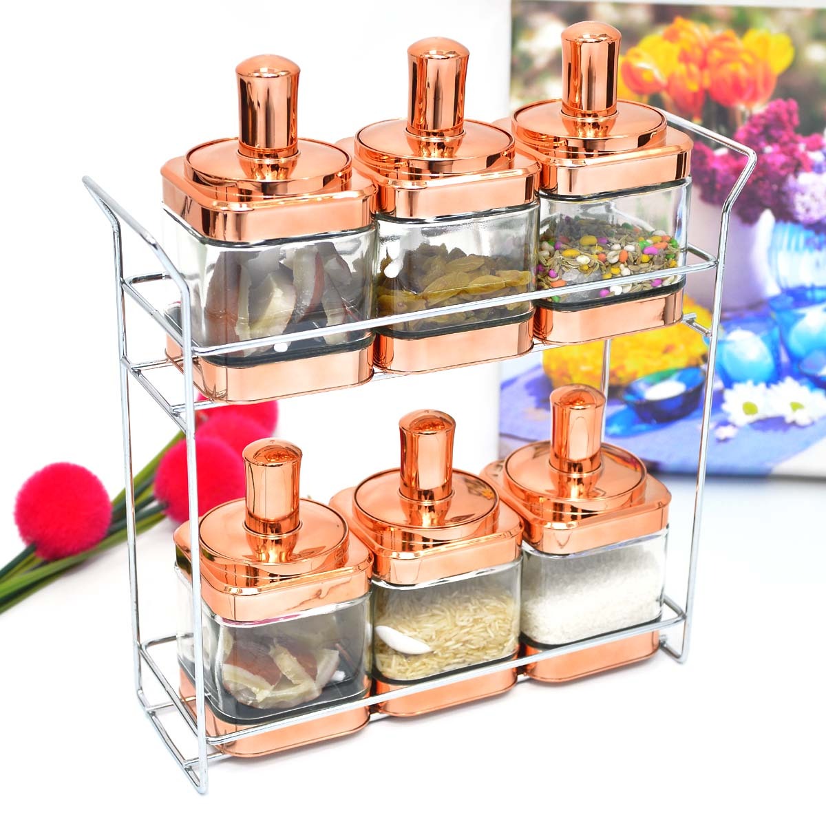 Sunburned Spice Rack Set - waseeh.com