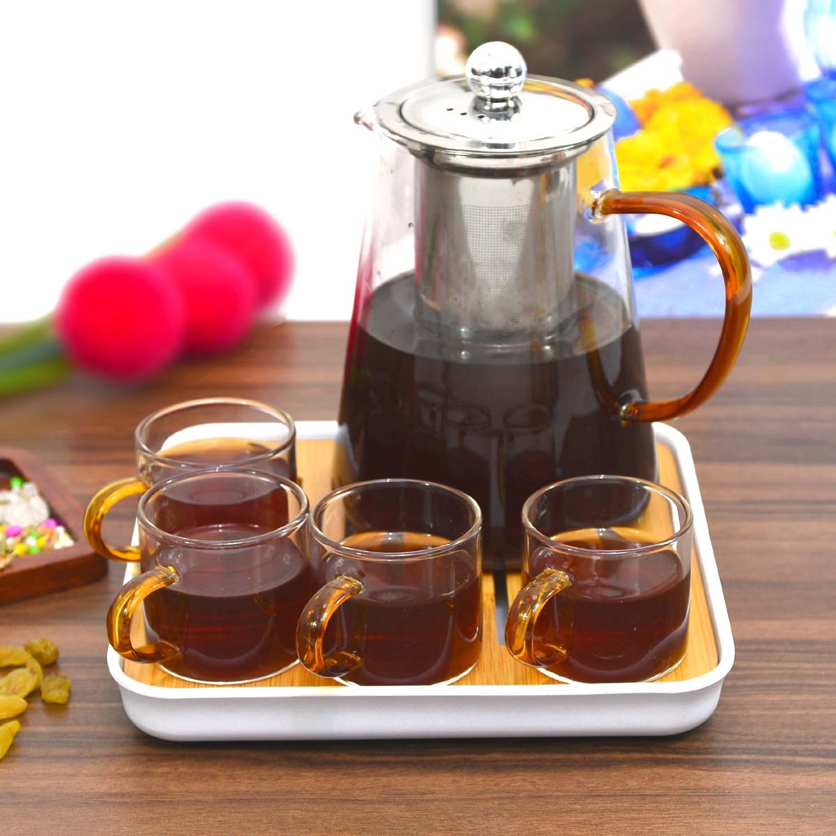 Deli Glassware Kahwa-Tea Set - waseeh.com