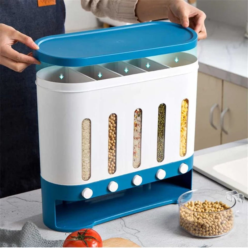 Automatic Cereal Storage Dispenser - waseeh.com