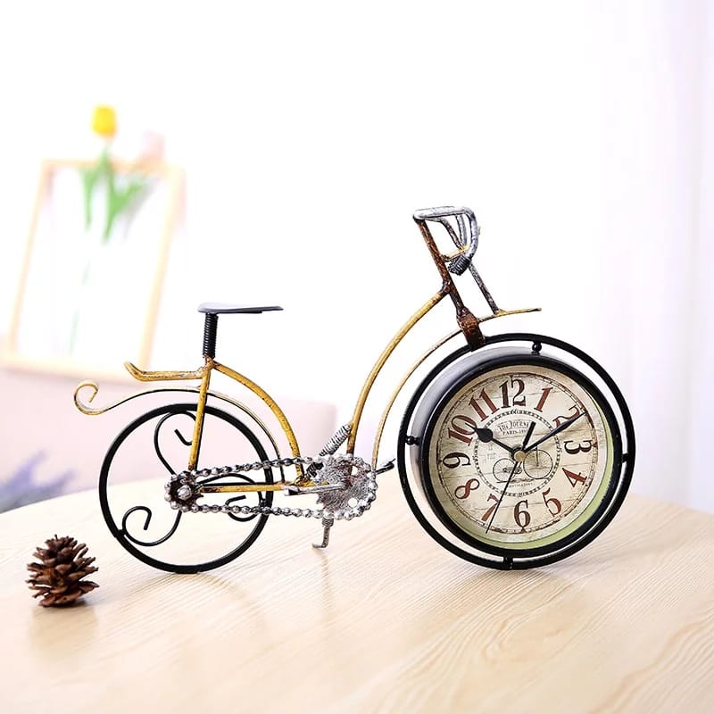 Vintage Cycle Clock Decor - waseeh.com