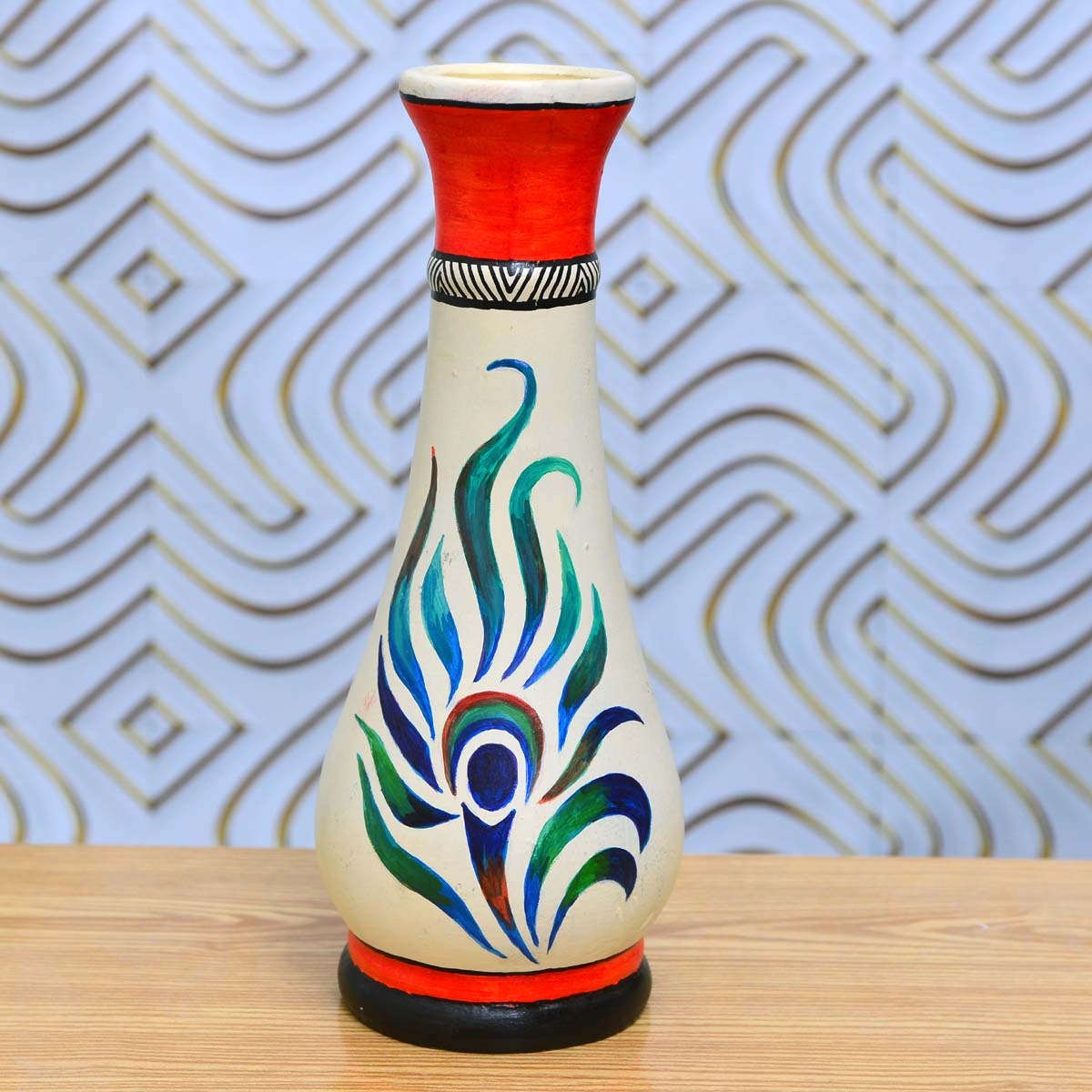 Functional Vase - Intricate - Earthen Pot - waseeh.com