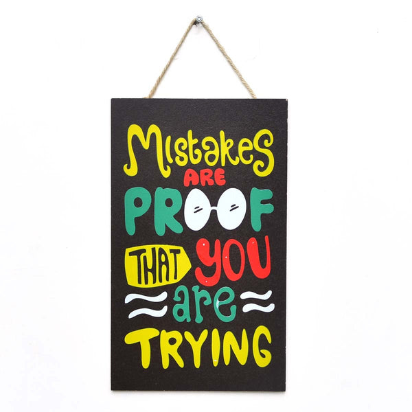 Wall "mistakes" Caption Decor - waseeh.com