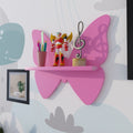 Butterfly Ornament Bedroom Book Organizer Floating Shelve - waseeh.com