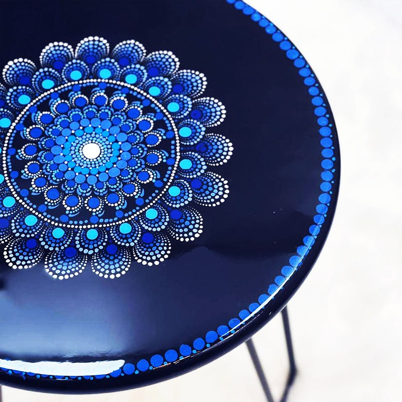 Blue Myst Hairpin Table - waseeh.com