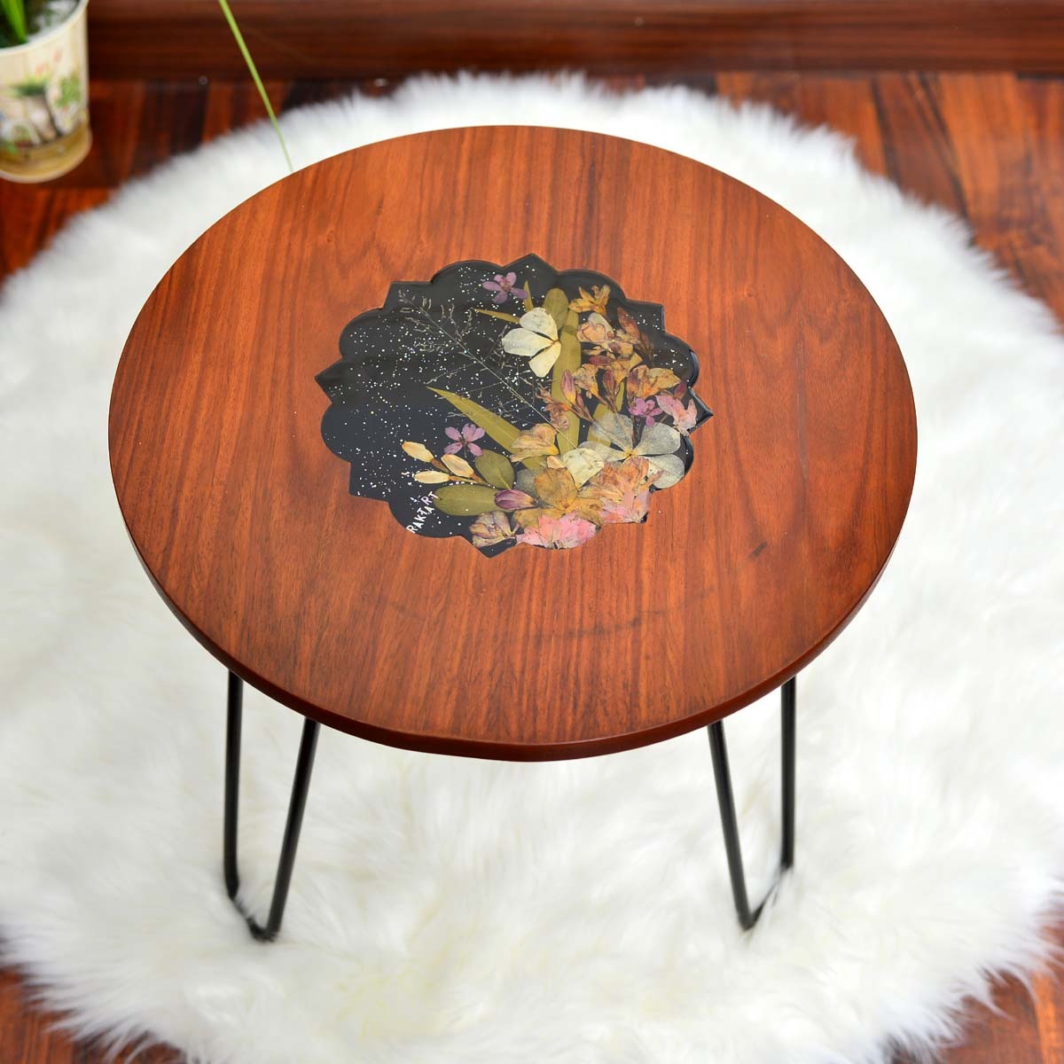 Chisel Hairpin Living Lounge Side Center Coffee Table - waseeh.com