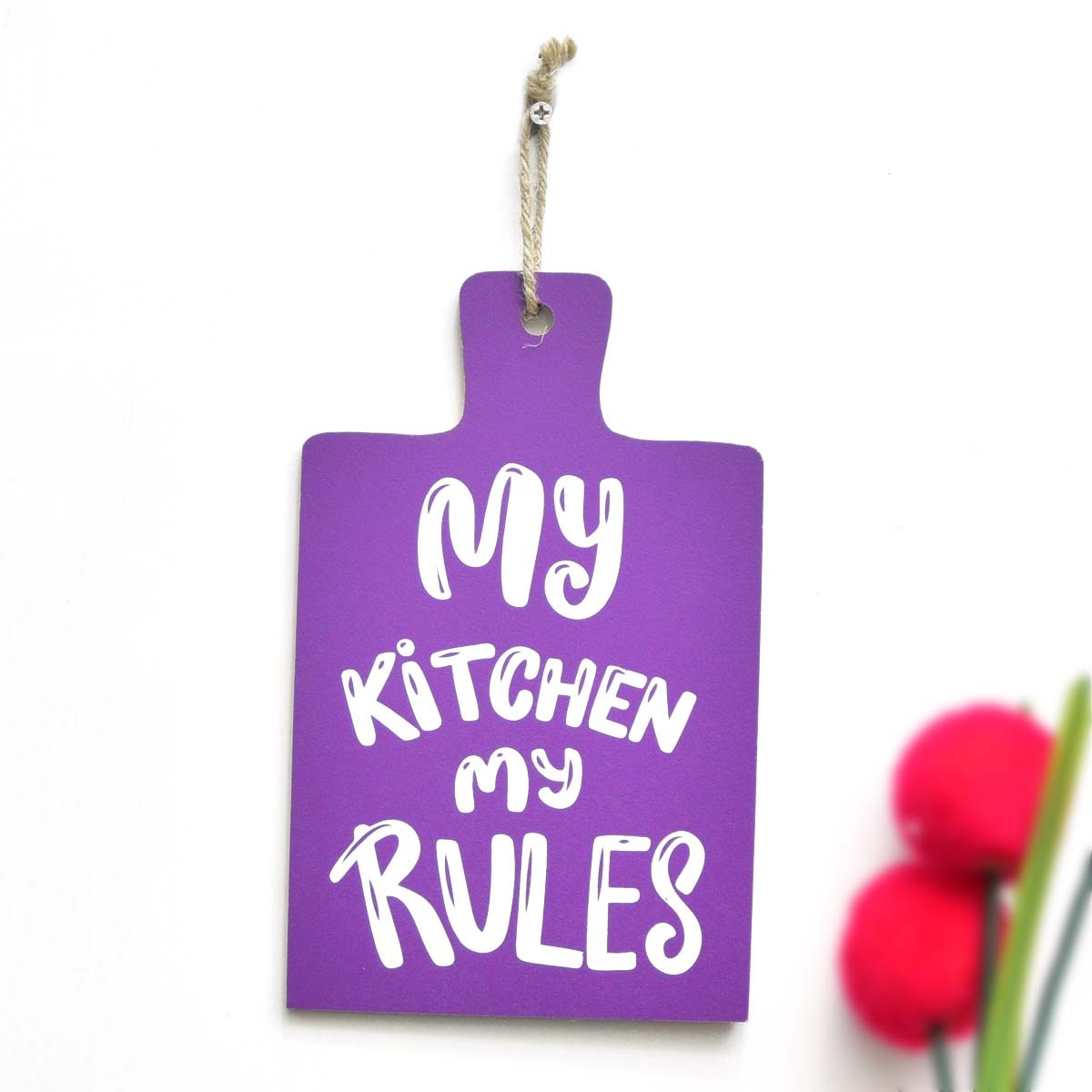 Wall "Strict Kitchen" Caption Decor - waseeh.com