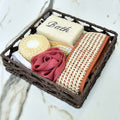 Luxury Bath Gift Set (Square Basket) - waseeh.com