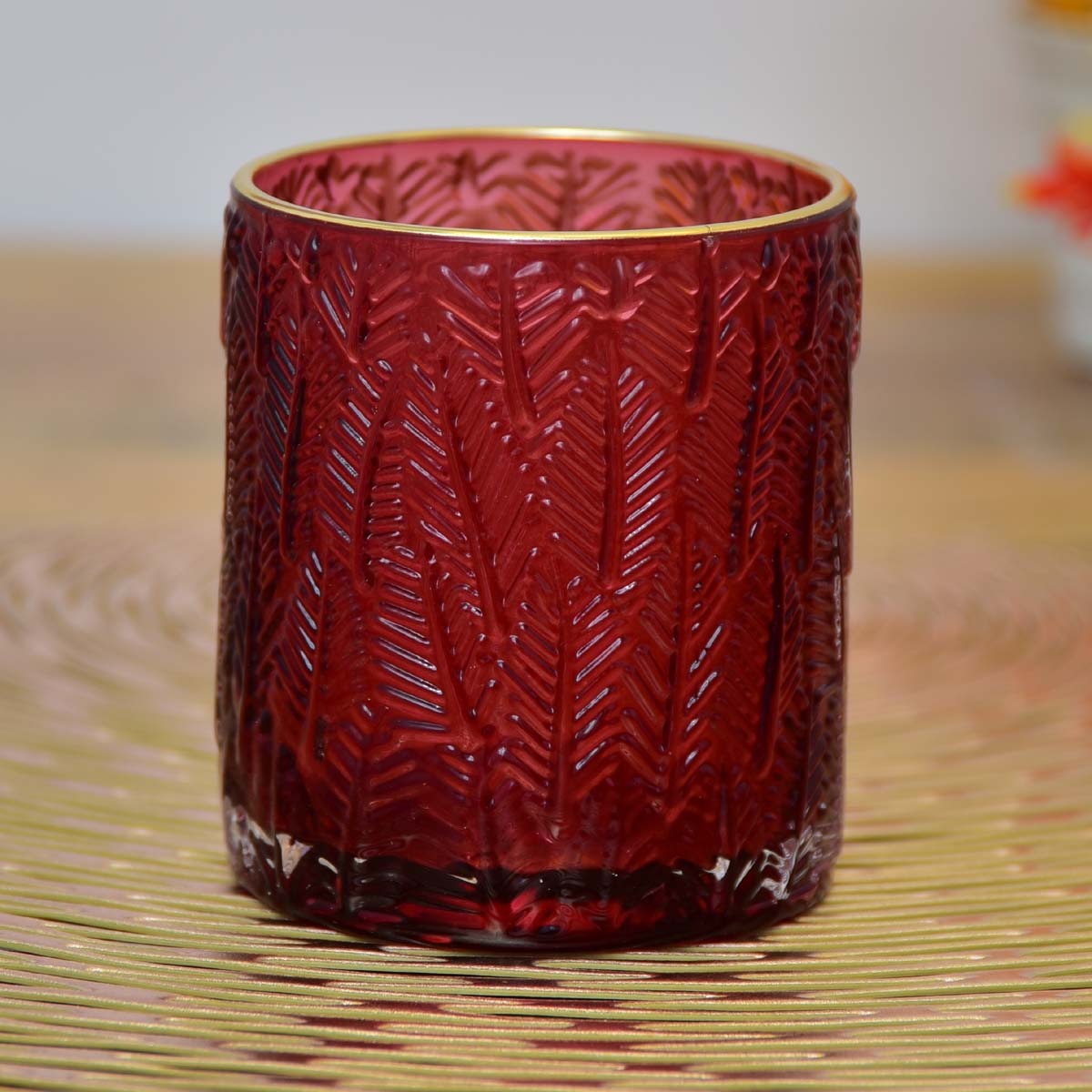 Stripped Glass Planter - waseeh.com