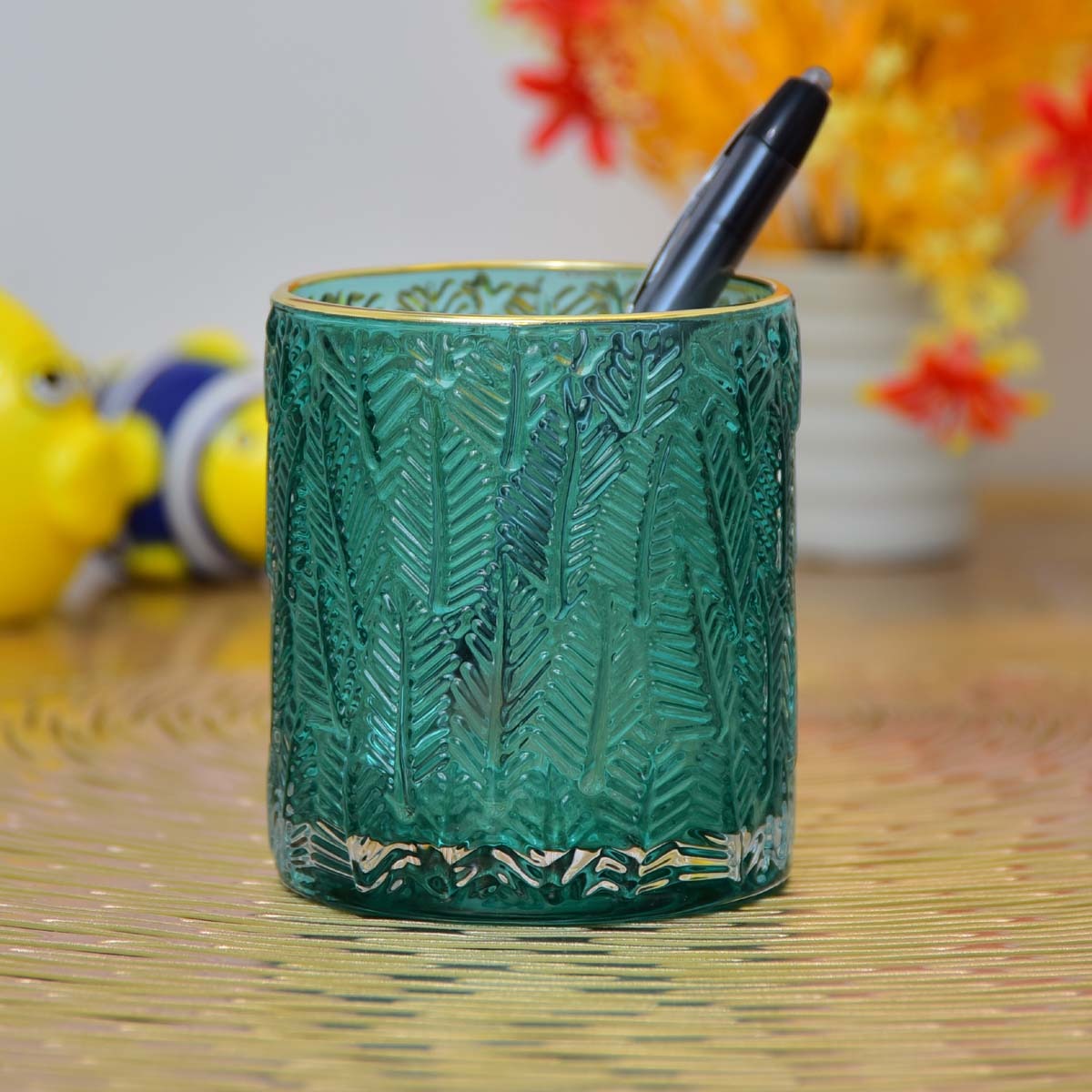 Stripped Glass Planter - waseeh.com
