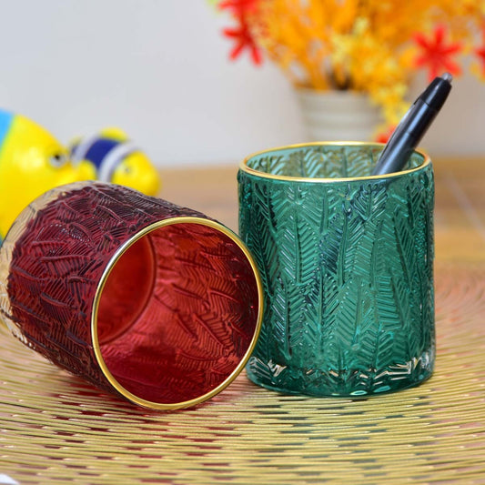 Stripped Glass Planter - waseeh.com
