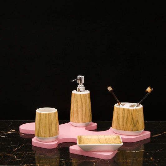 Woody Convas Bathroom Set - waseeh.com