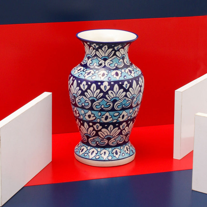 Early Adorna felicity Vase-Blue pottery - waseeh.com