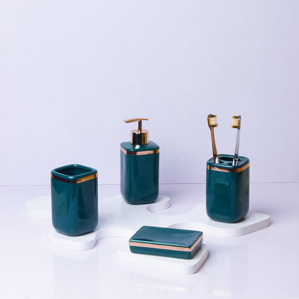 Golden Stripped Bathroom Set - waseeh.com