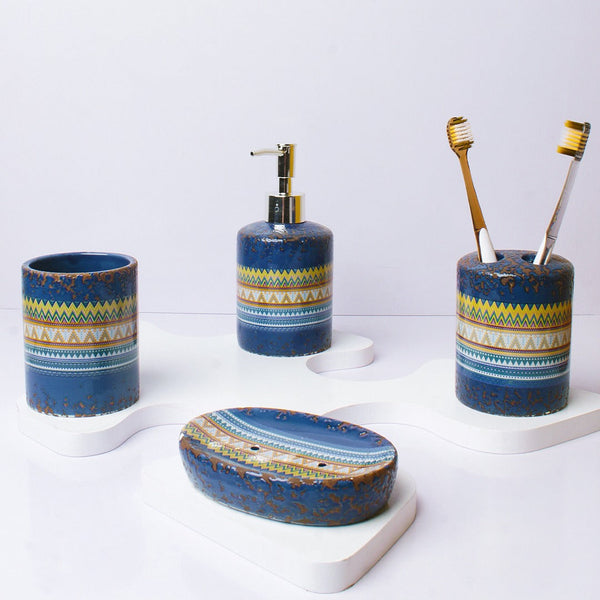 Vintage Glossy Bathroom Set - waseeh.com