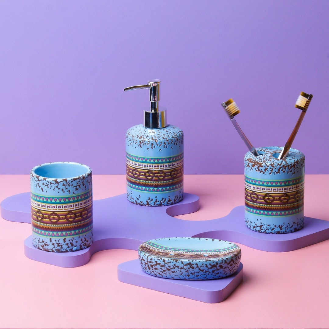 Vintage Glossy Bathroom Set - waseeh.com