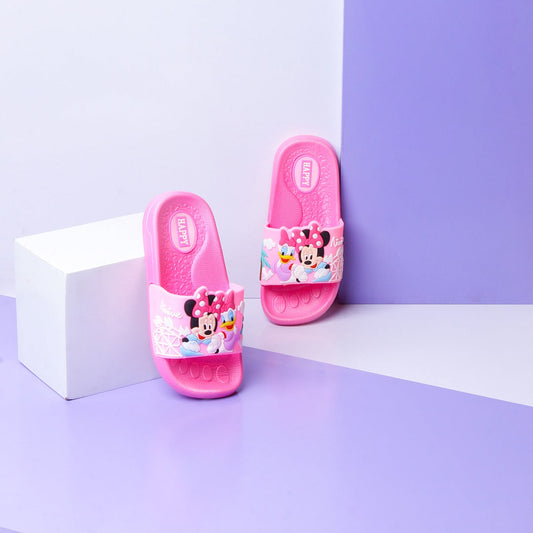 Mickey & Chik Kids Slippers (Pink) - waseeh.com