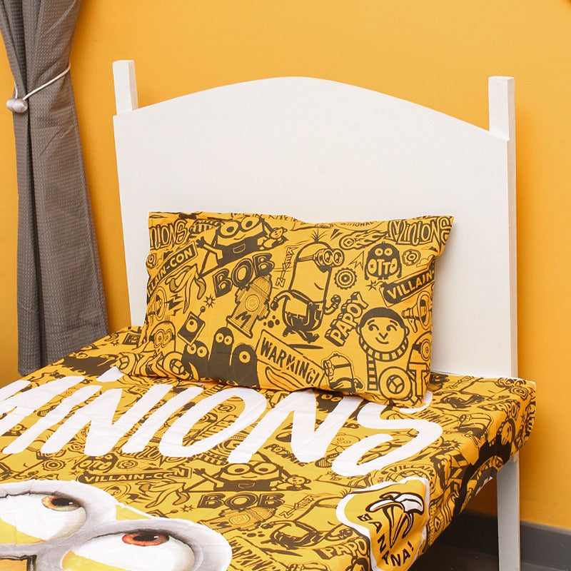 Minions Signs of Joy Bedsheet - waseeh.com