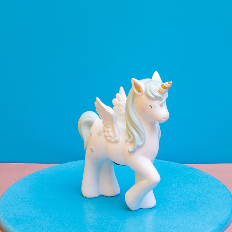 Resin Unicorn Money Box - waseeh.com