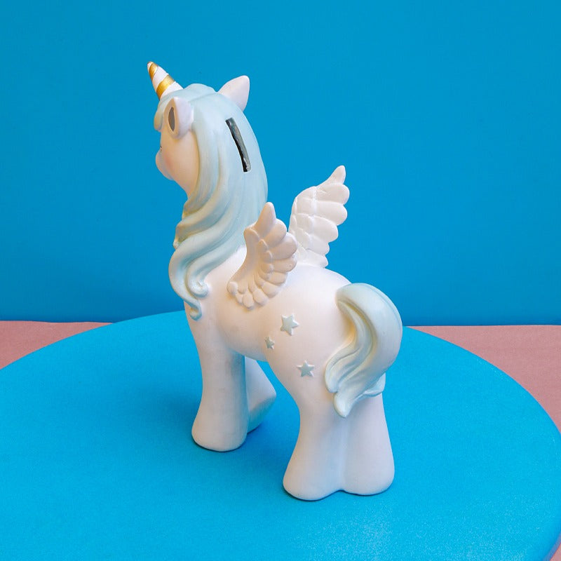 Resin Unicorn Money Box - waseeh.com