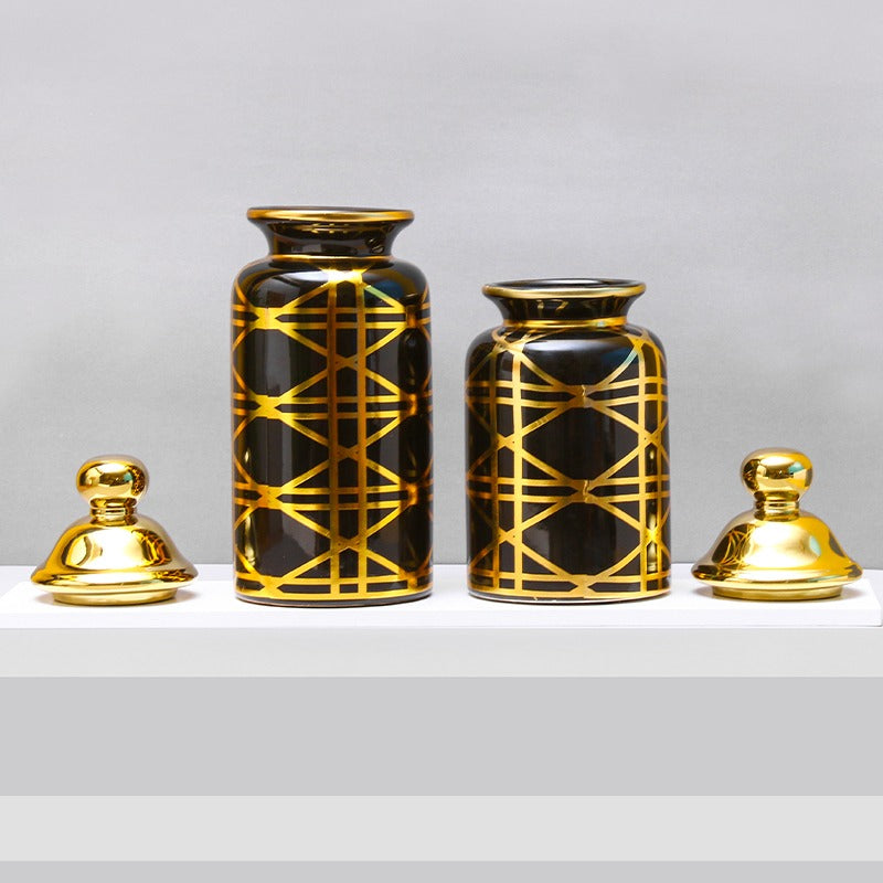 Shiny Cerulean Vases - waseeh.com