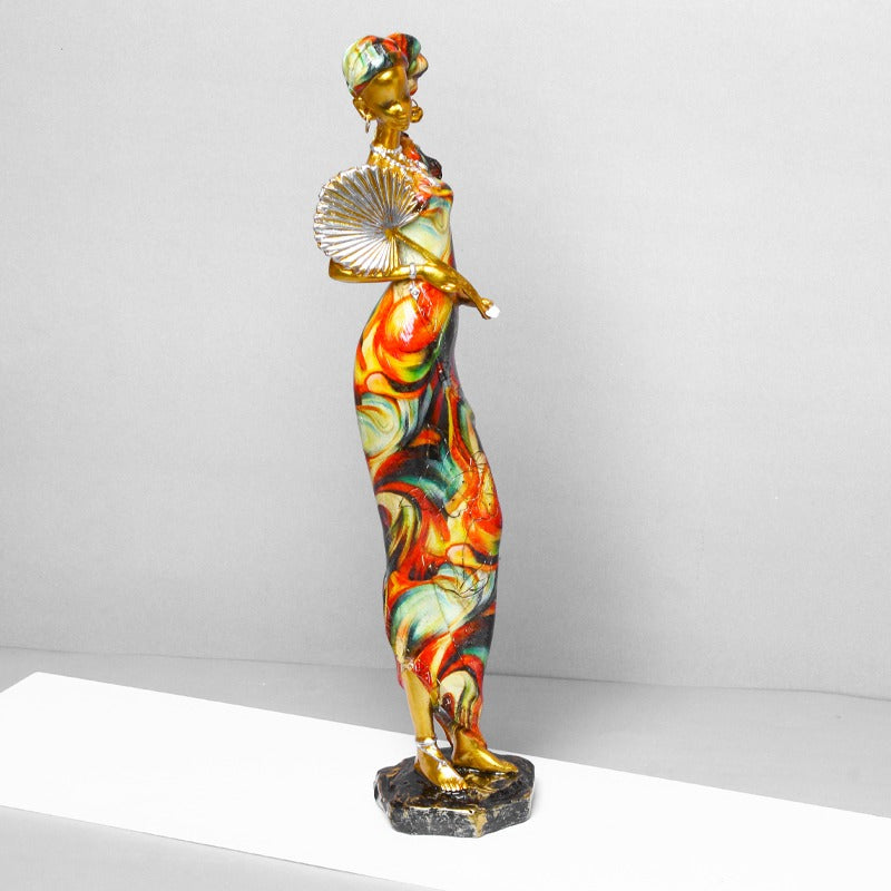 African Queen Statue Decor - waseeh.com