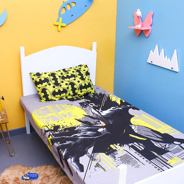 Batman Kids Comic Bedsheet - waseeh.com