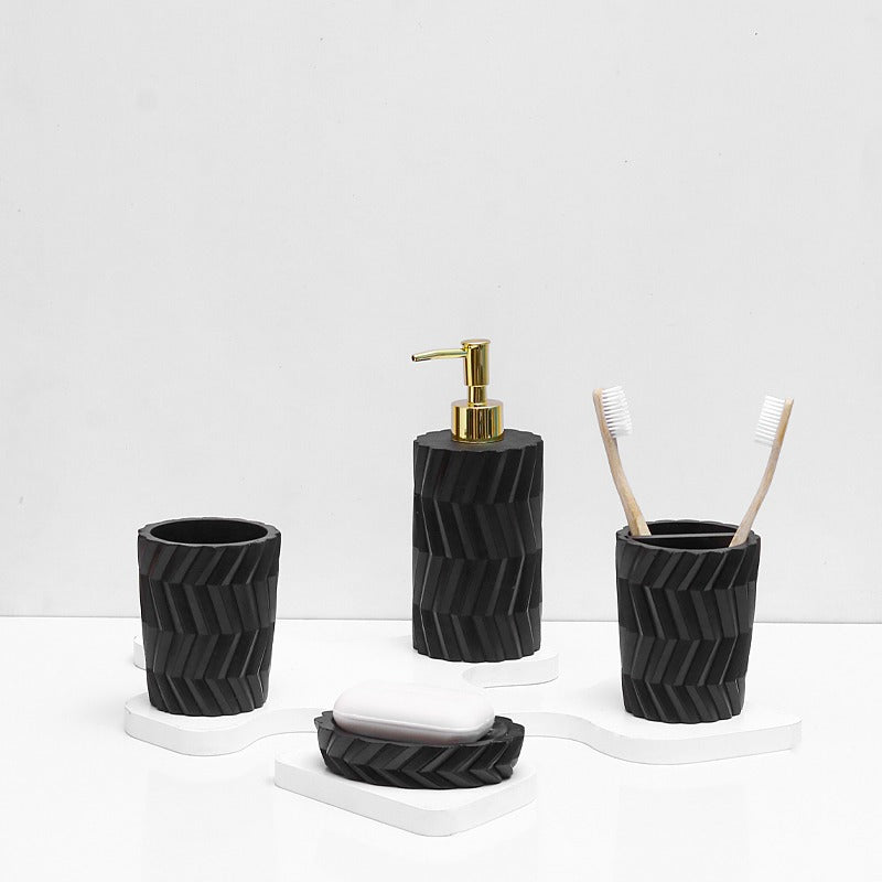 Black Coal Bathroom Set - waseeh.com