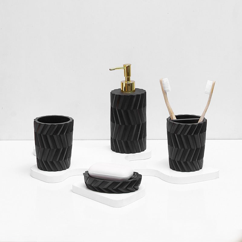 Black Coal Bathroom Set - waseeh.com