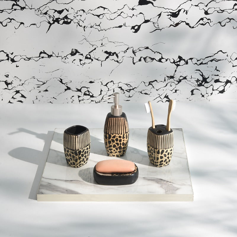 Leopard Bathroom Set - waseeh.com