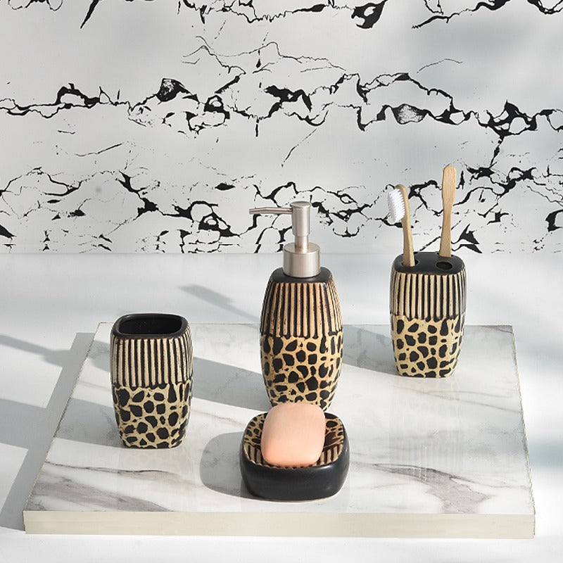 Leopard Bathroom Set - waseeh.com