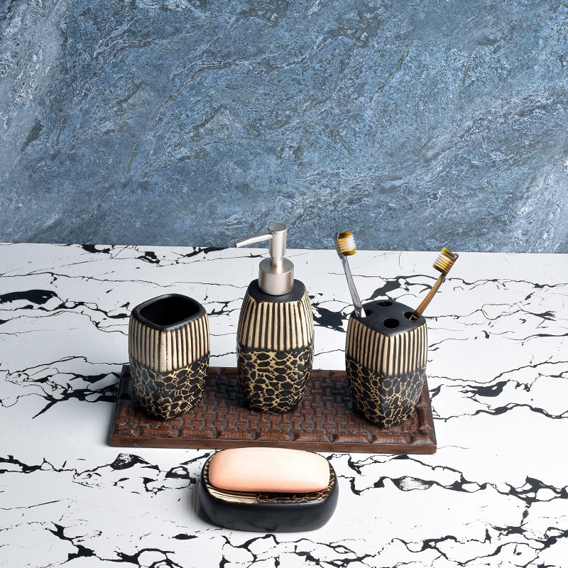 Leopard Bathroom Set - waseeh.com