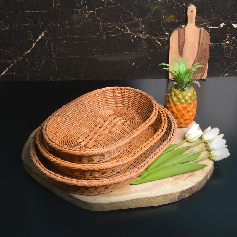 Braided Oval Basket - waseeh.com