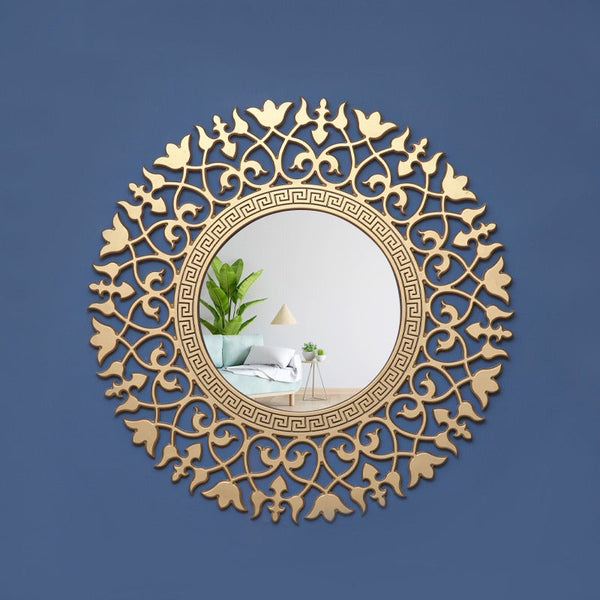 Bliant Flower Decorate Mirror - waseeh.com