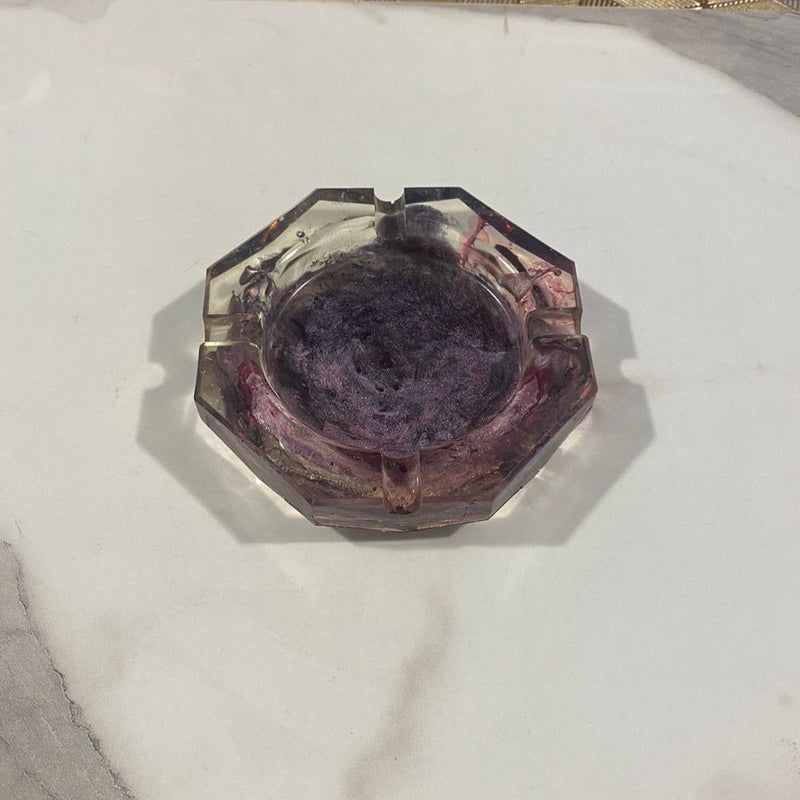 Fume Epoxy Resin Ashtray (Grains) - waseeh.com