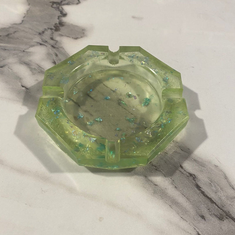 Fume Epoxy Resin Ashtray (Grains) - waseeh.com