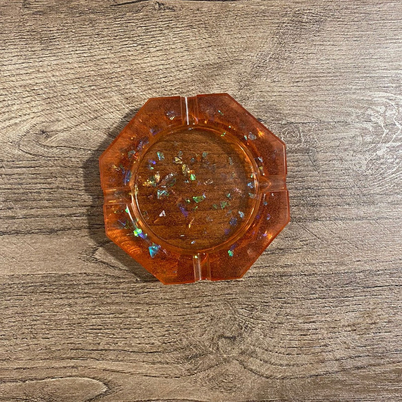 Fume Epoxy Resin Ashtray (Grains) - waseeh.com