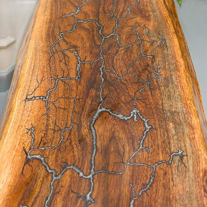 Live Edge Hairpin Epoxy Resin Table - waseeh.com