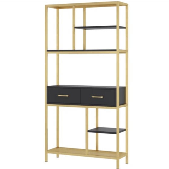 Kaylani Living Room Bookcase Shelve Organizer Storage Rack Decor - waseeh.com