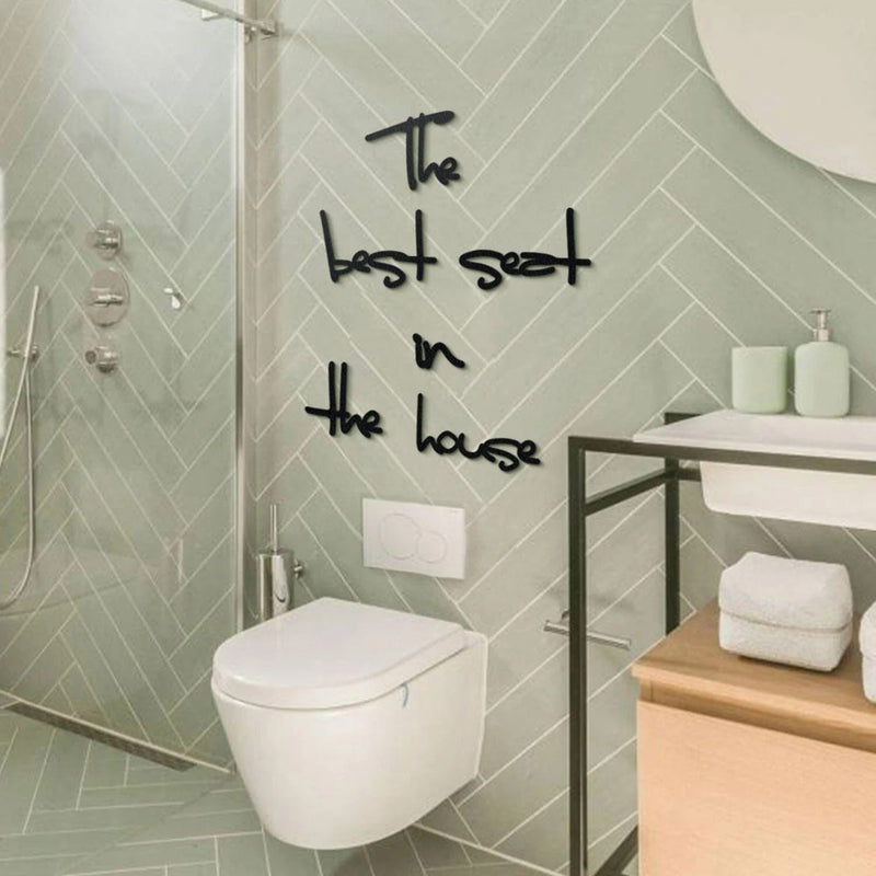 Sardonic Bathroom Wall Hanging Caption Decor - waseeh.com