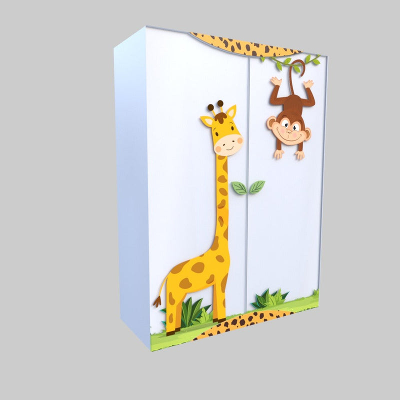 Animalia Armoire Kids Bedroom Home Organizer Storage Closet - waseeh.com